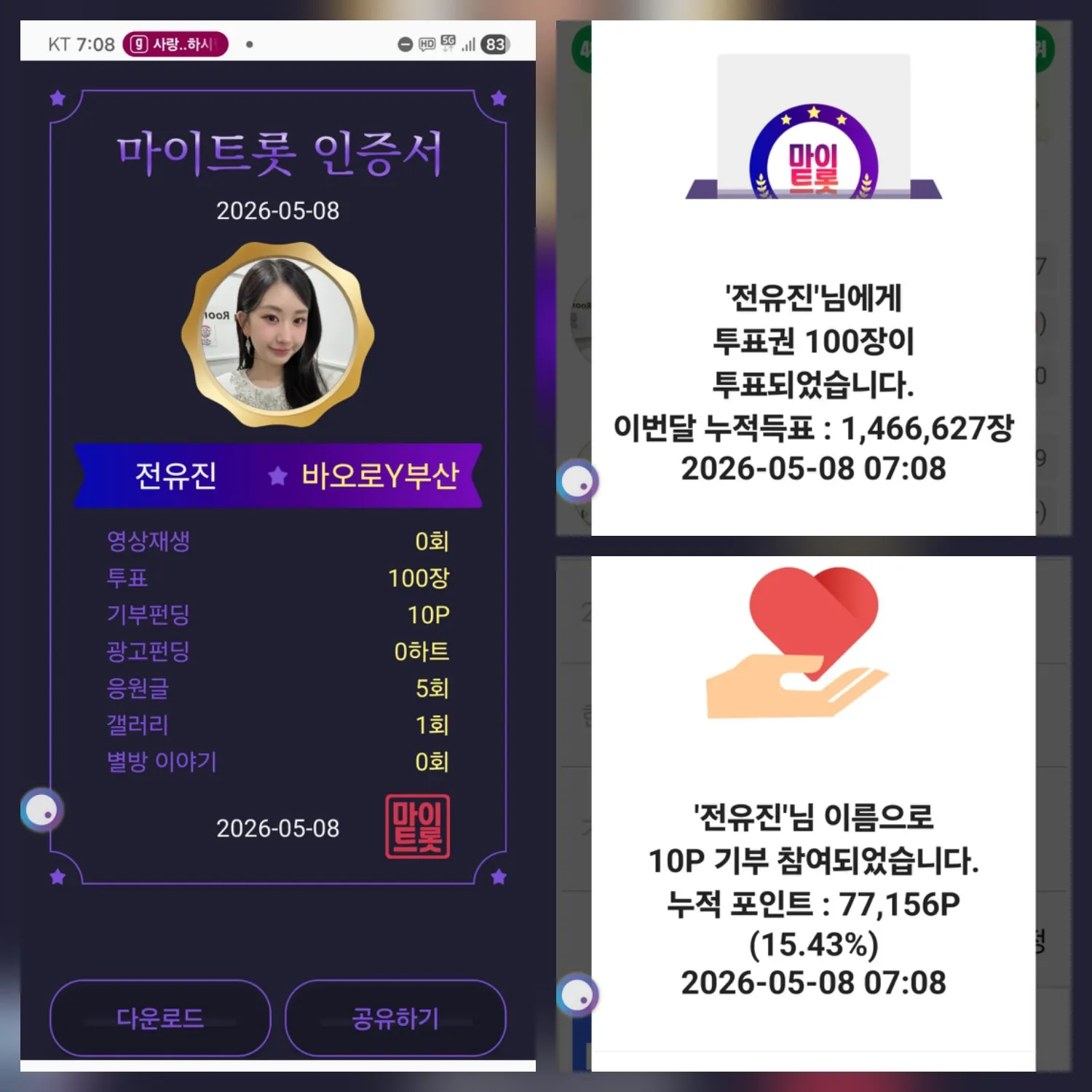 Foto kegiatan terbaru dari Jeon Yujin
