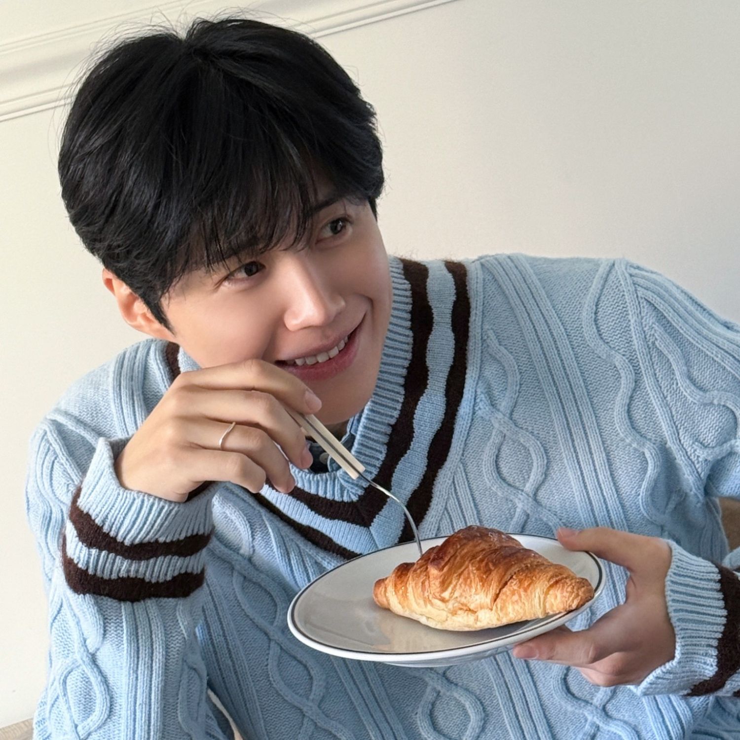 A moment captured by a fan of Kim Seonho