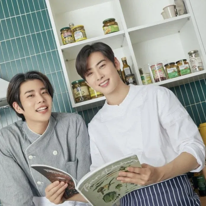 Recent activity shot of Cha Eunwoo