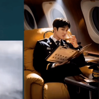 Behind-the-scenes cut of Ahn Bohyun