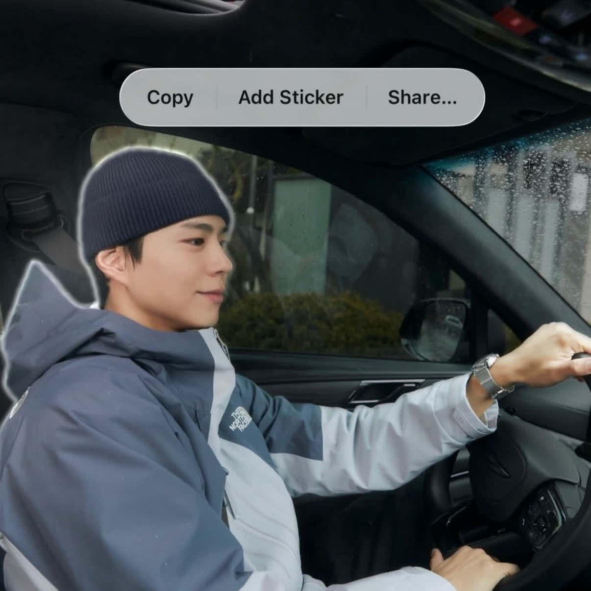 Behind-the-scenes cut of Park Bogum