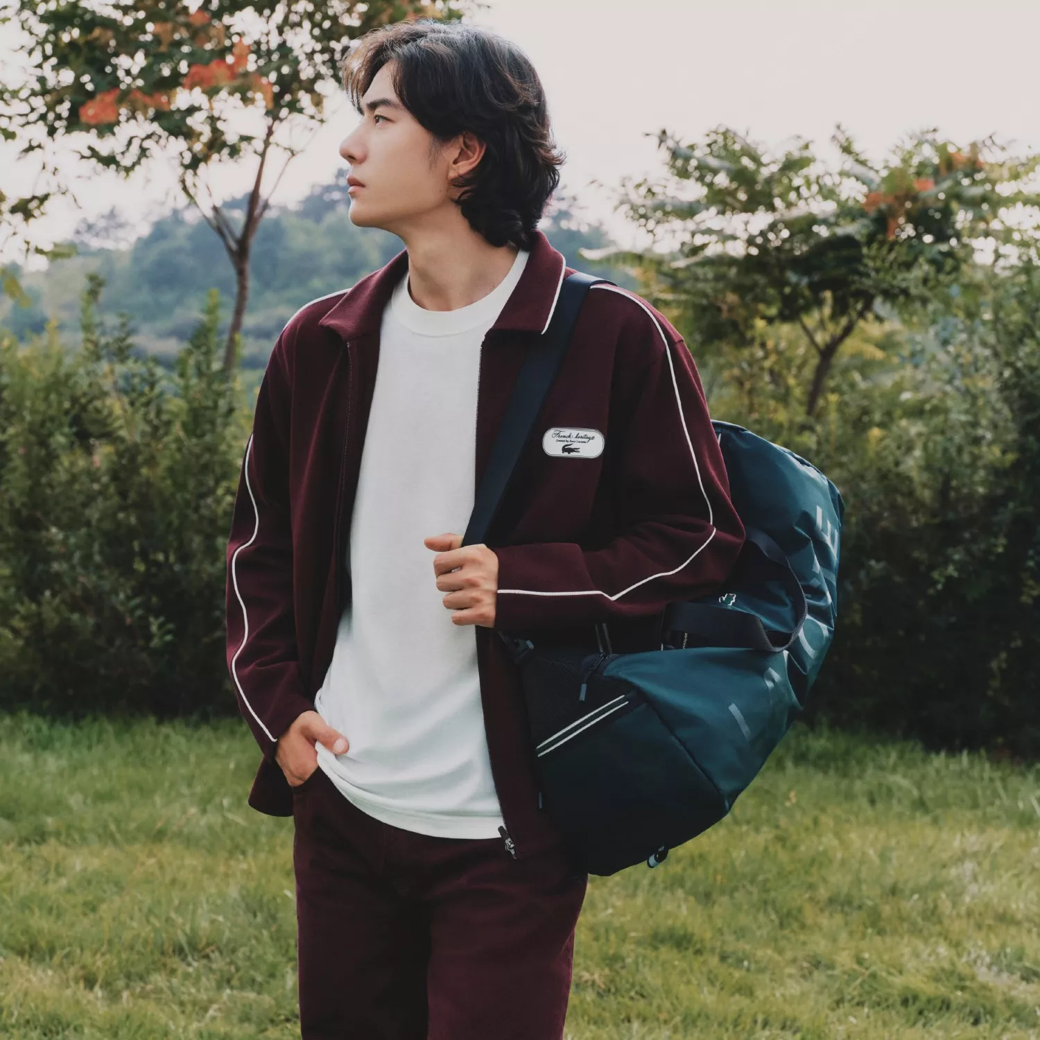 Recent activity shot of Wang Yibo