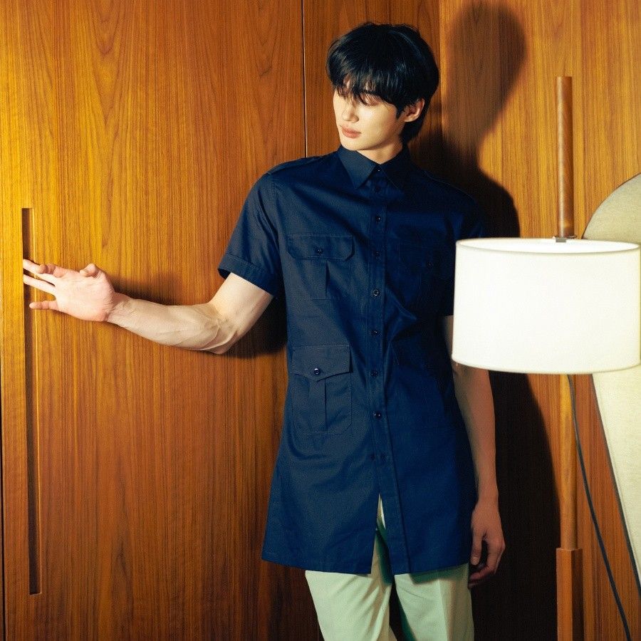 Behind-the-scenes cut of Byeon Wooseok