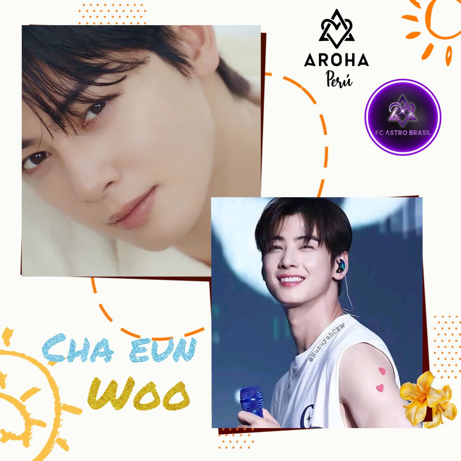 Behind-the-scenes cut of Cha Eunwoo