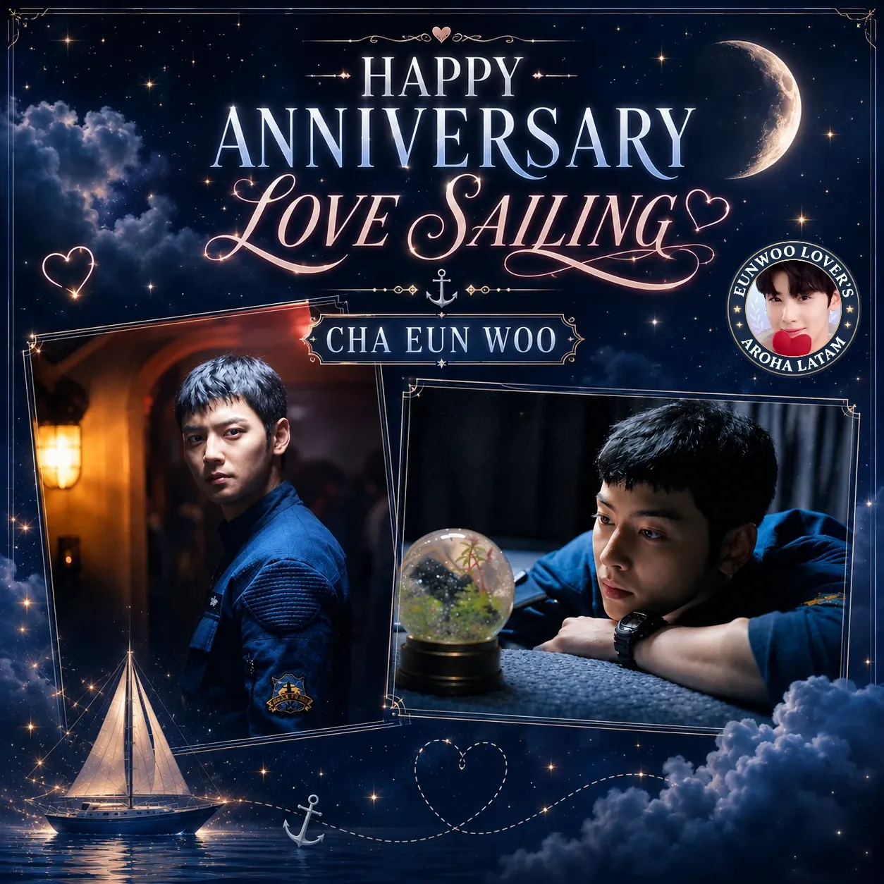 Recent activity shot of Cha Eunwoo