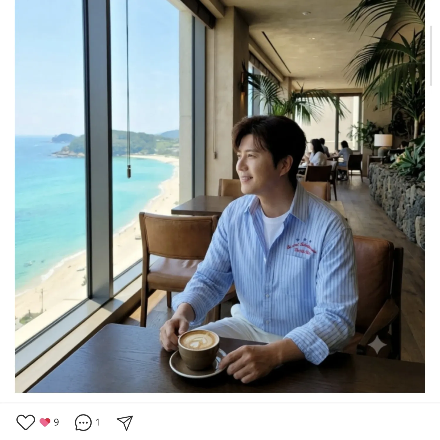 A moment captured by a fan of Jin Haesung