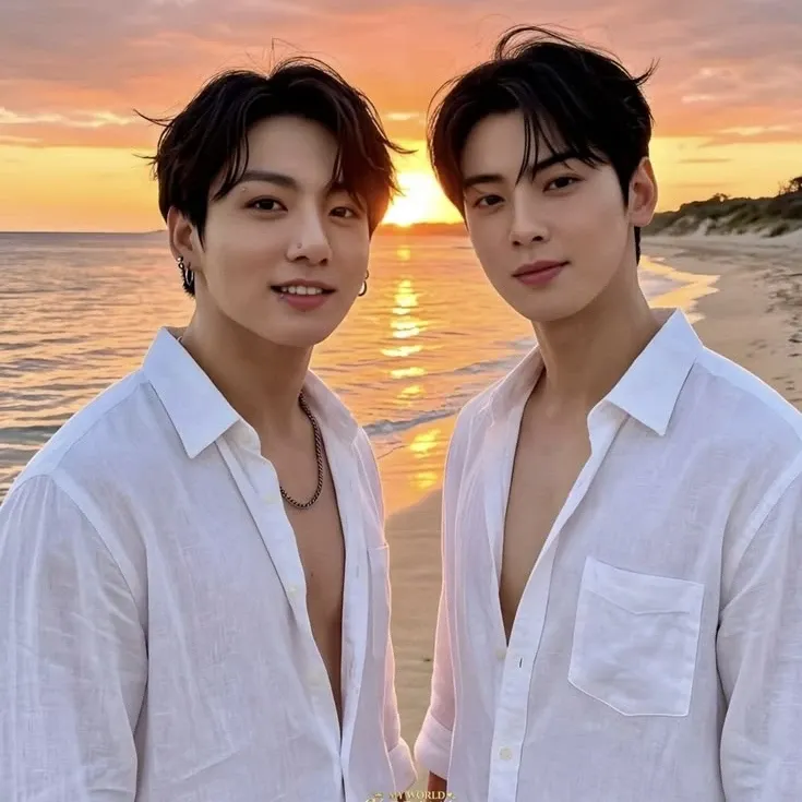 Behind-the-scenes cut of Cha Eunwoo
