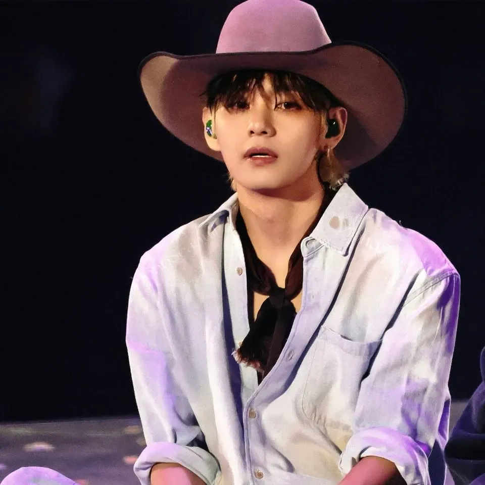 Recent activity shot of Kim Taehyung (V)