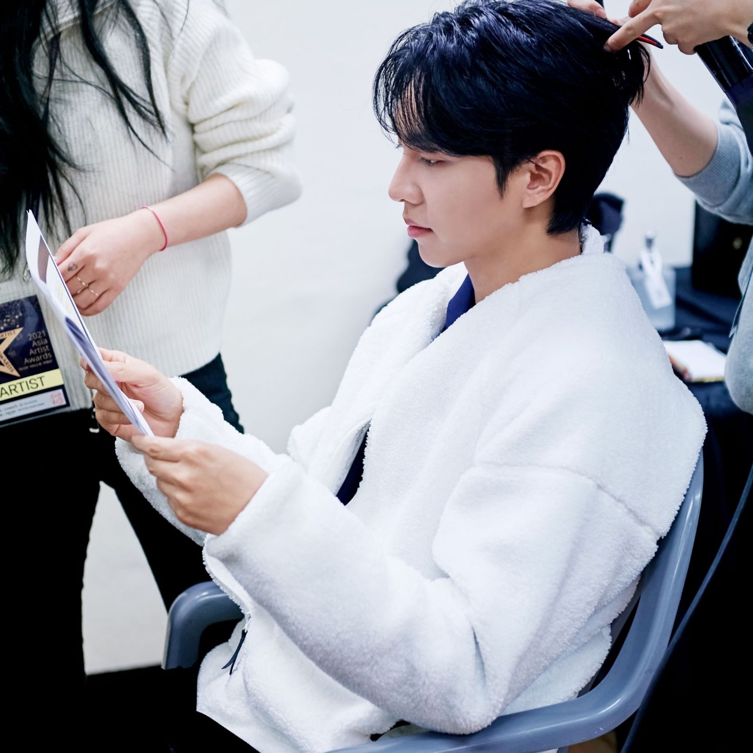 粉丝拍下的李升基瞬间