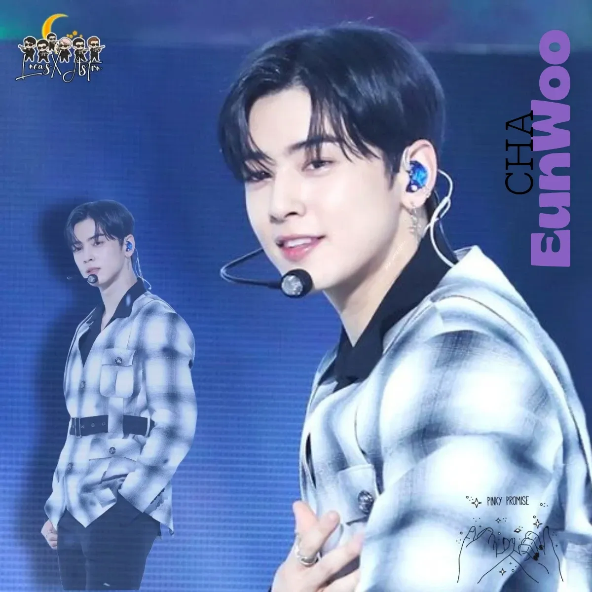 Behind-the-scenes cut of Cha Eunwoo