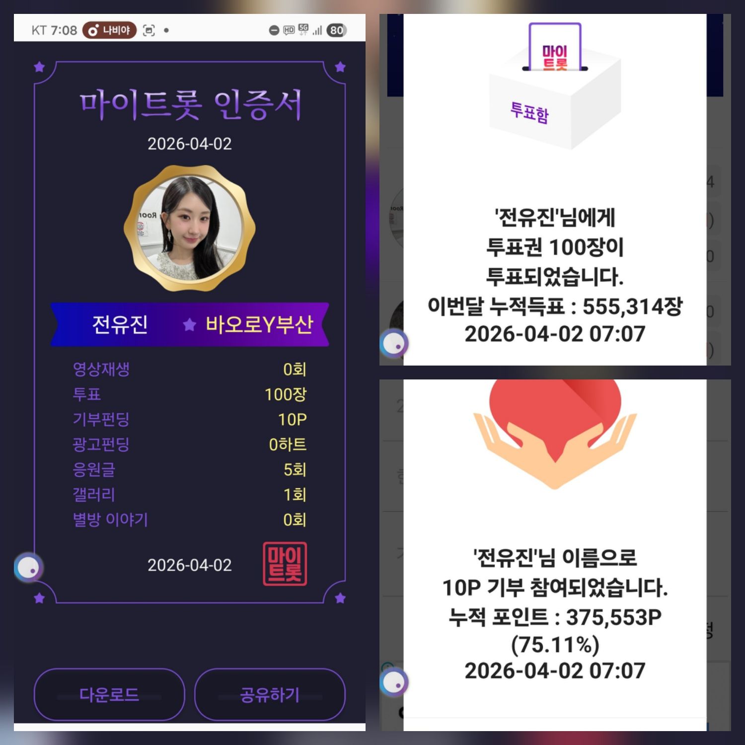 チョン・ユジンの最近の活動ショット