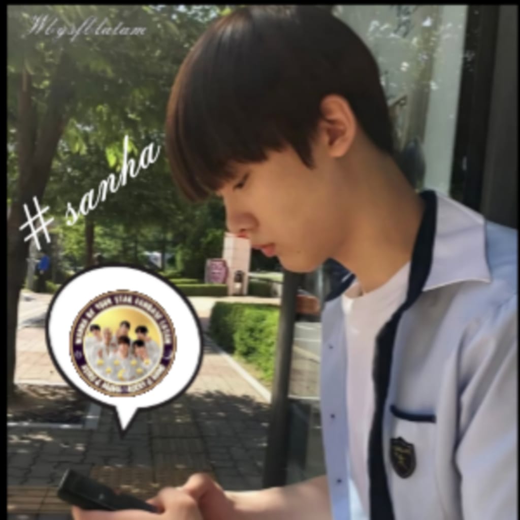 A moment captured by a fan of Yoon Sanha