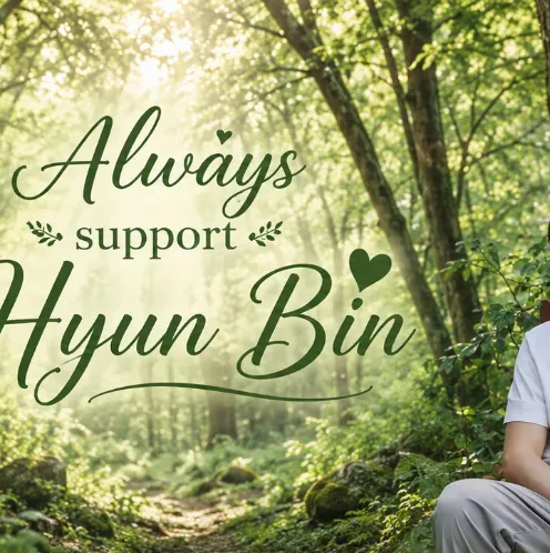 Foto terbaru dari Hyun Bin