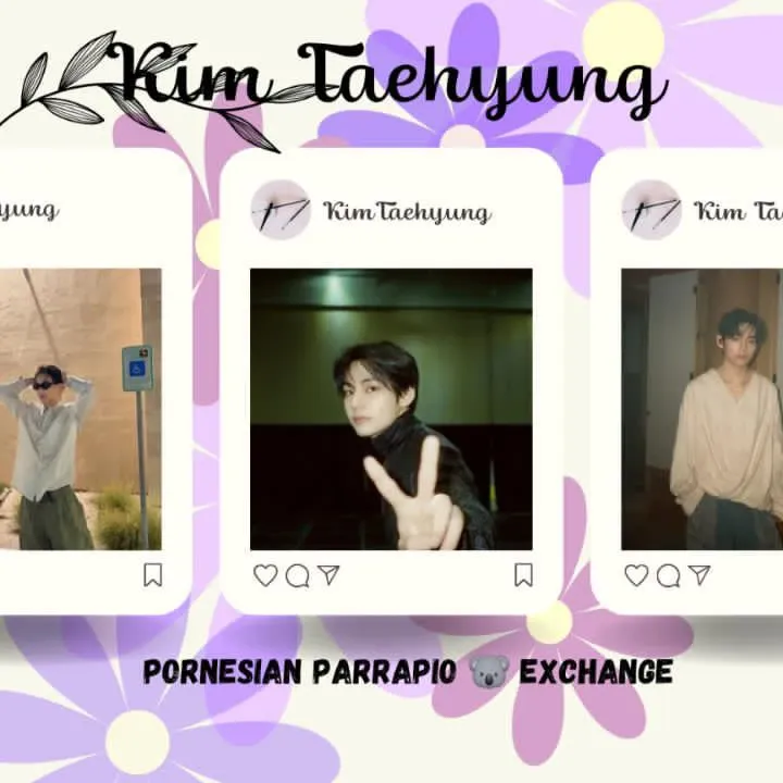 Recent activity shot of Kim Taehyung (V)