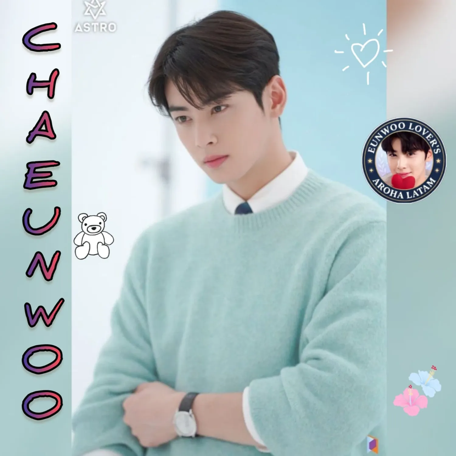 Behind-the-scenes cut of Cha Eunwoo