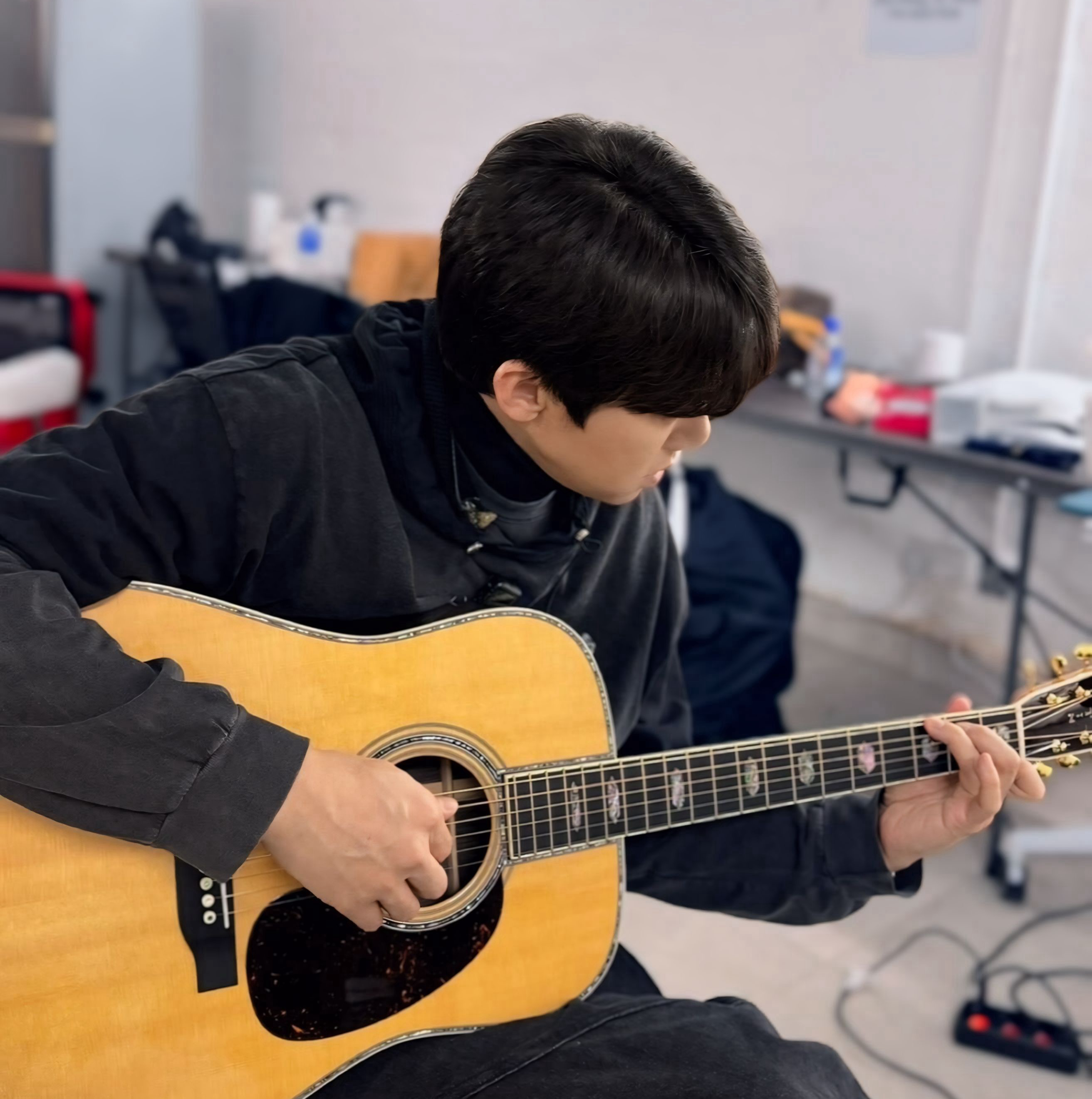 Behind-the-scenes cut of Yoo Yeonseok