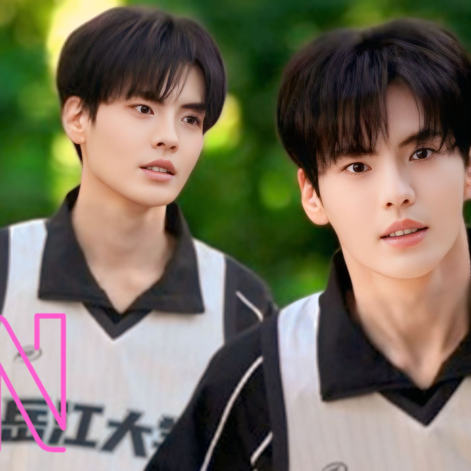 Behind-the-scenes cut of Bi Wenjun
