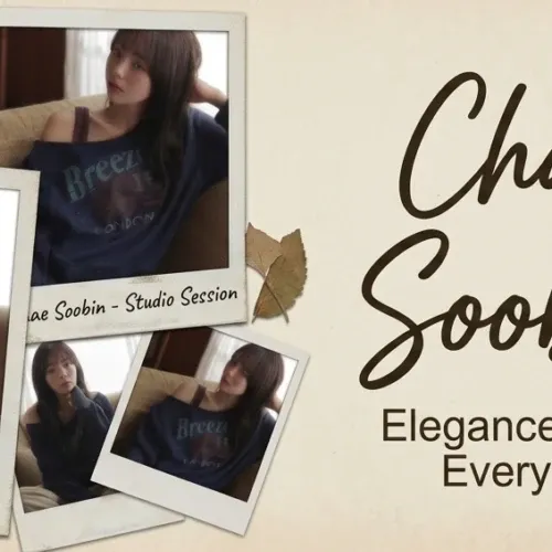 Behind-the-scenes cut of Chae Soobin