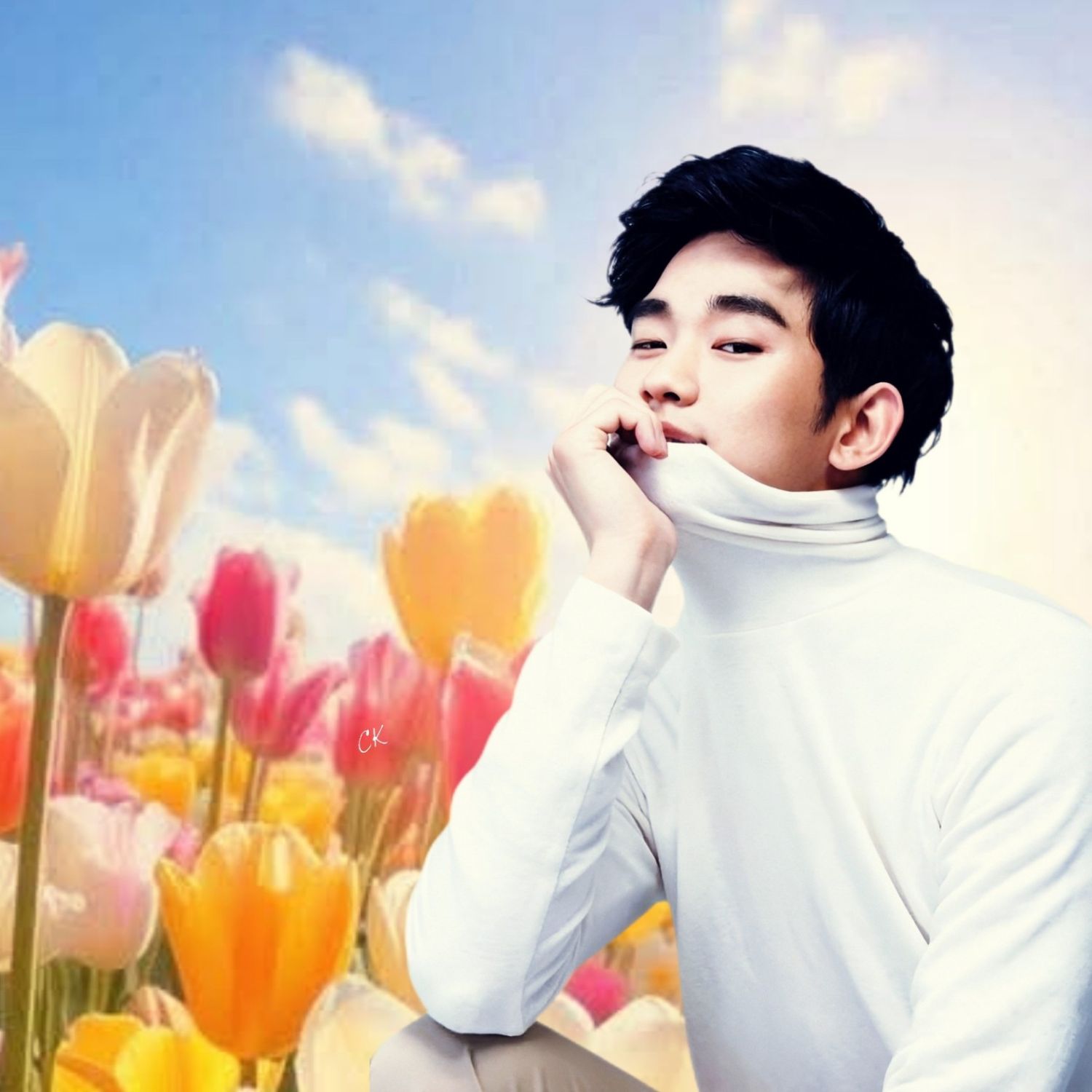 Recent activity shot of Kim Soohyun