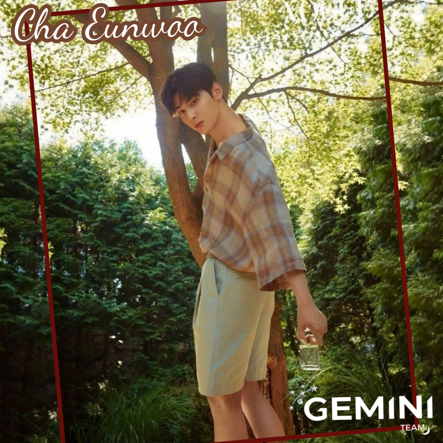 Recent activity shot of Cha Eunwoo