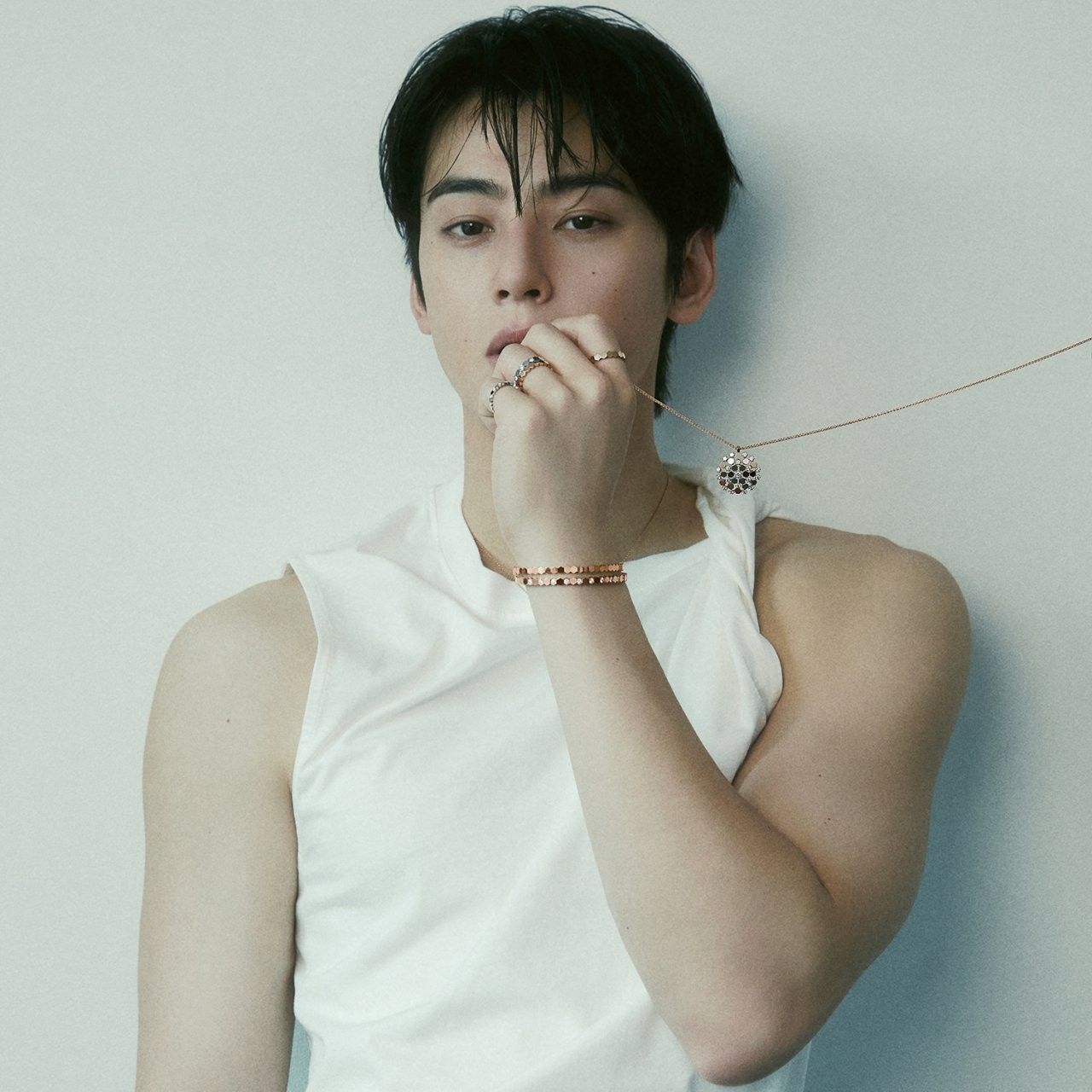 粉丝拍下的车银优瞬间