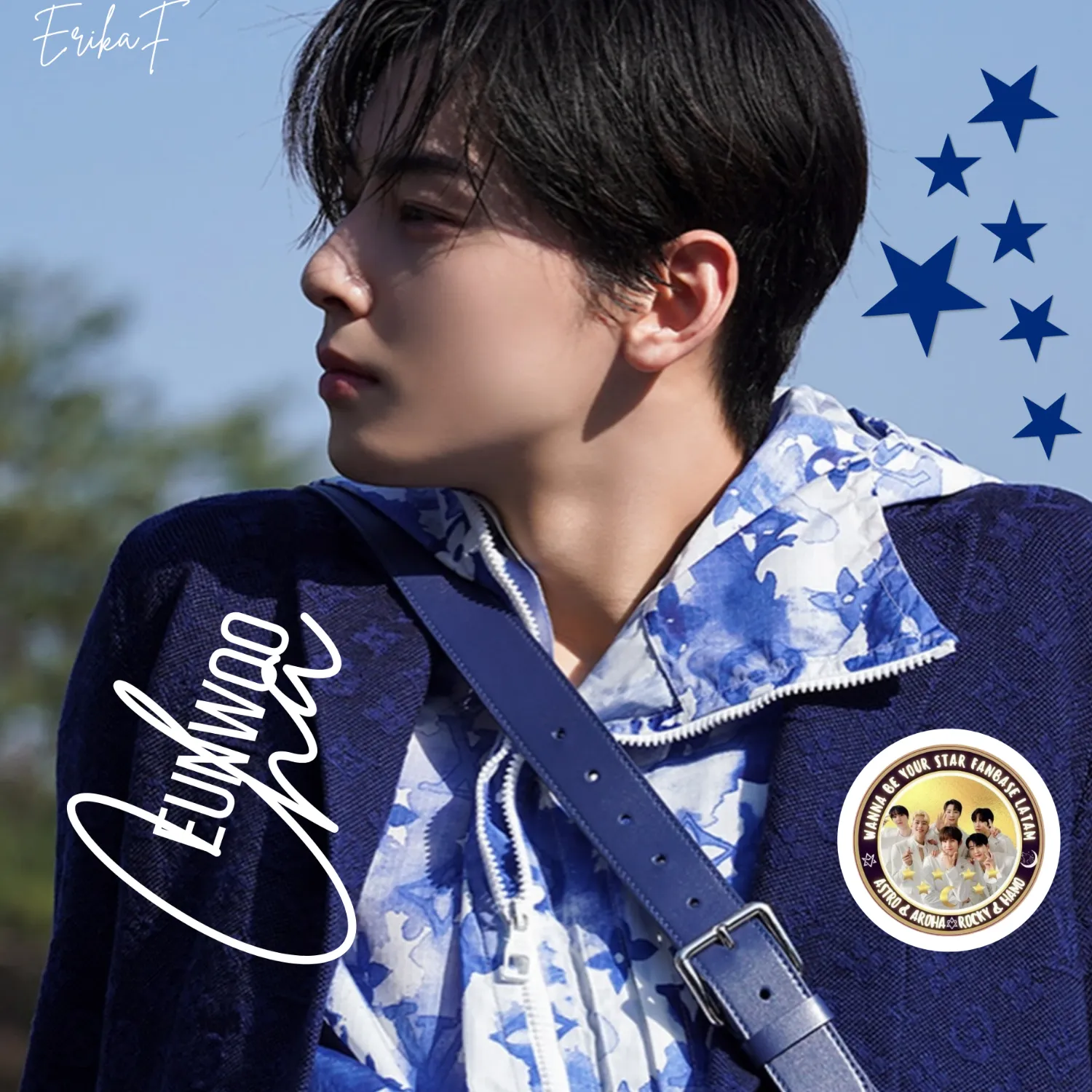 Behind-the-scenes cut of Cha Eunwoo