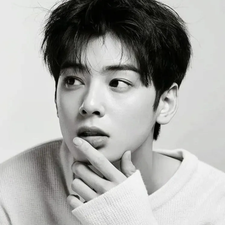 Behind-the-scenes cut of Cha Eunwoo