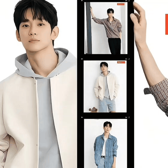 Behind-the-scenes cut of Kim Soohyun