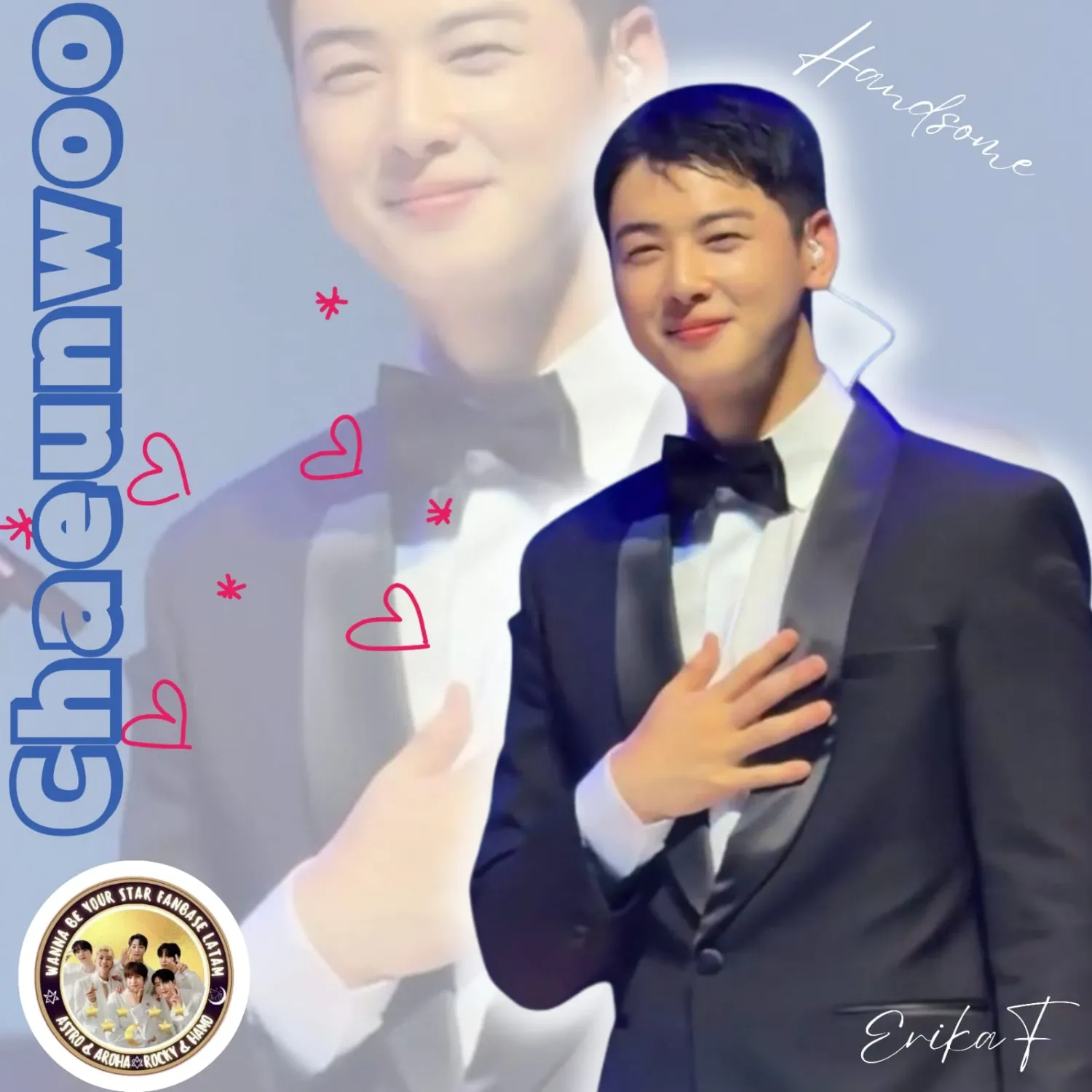 A moment captured by a fan of Cha Eunwoo