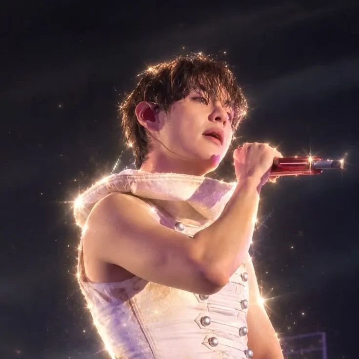 Recent activity shot of Kim Taehyung (V)