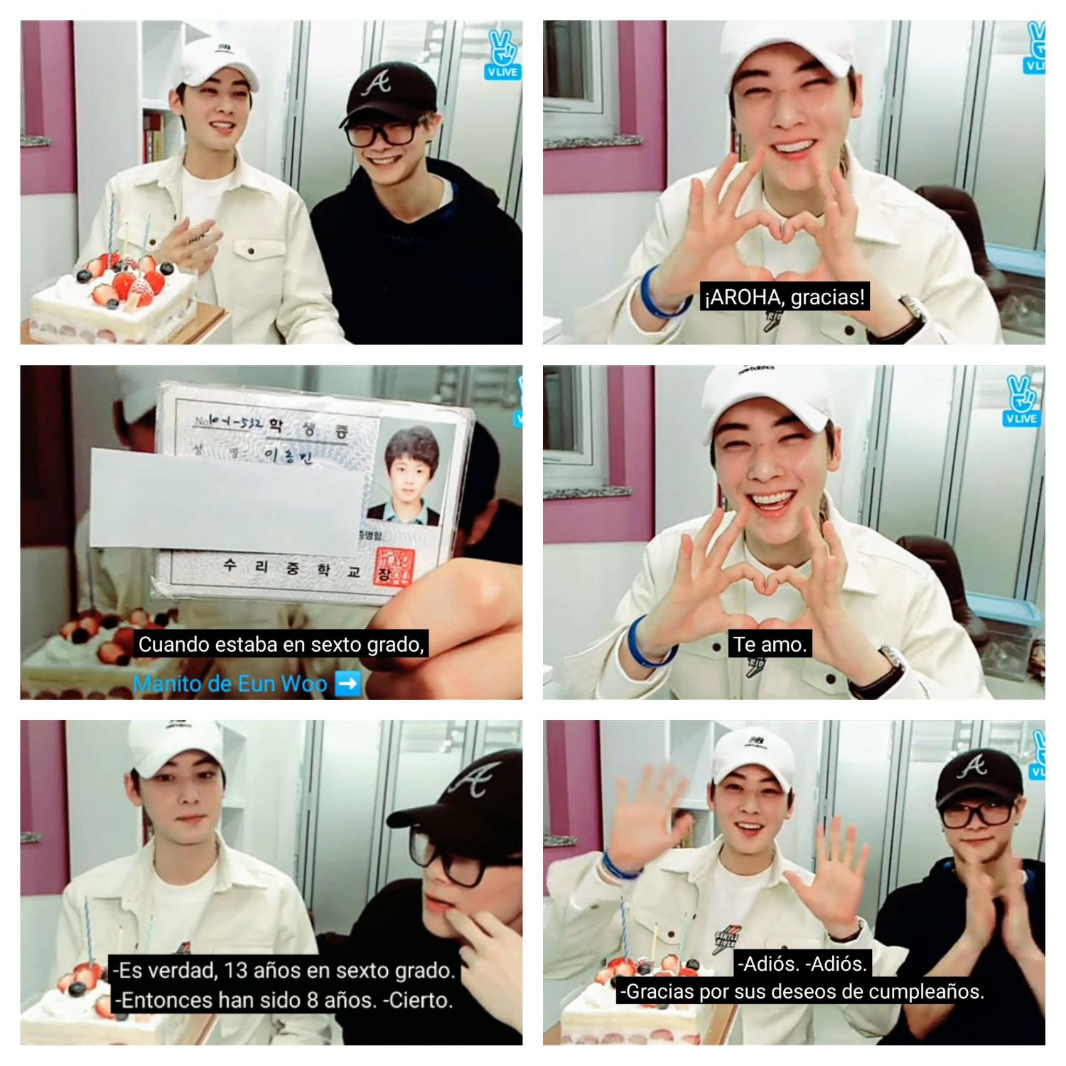 Recent activity shot of Cha Eunwoo