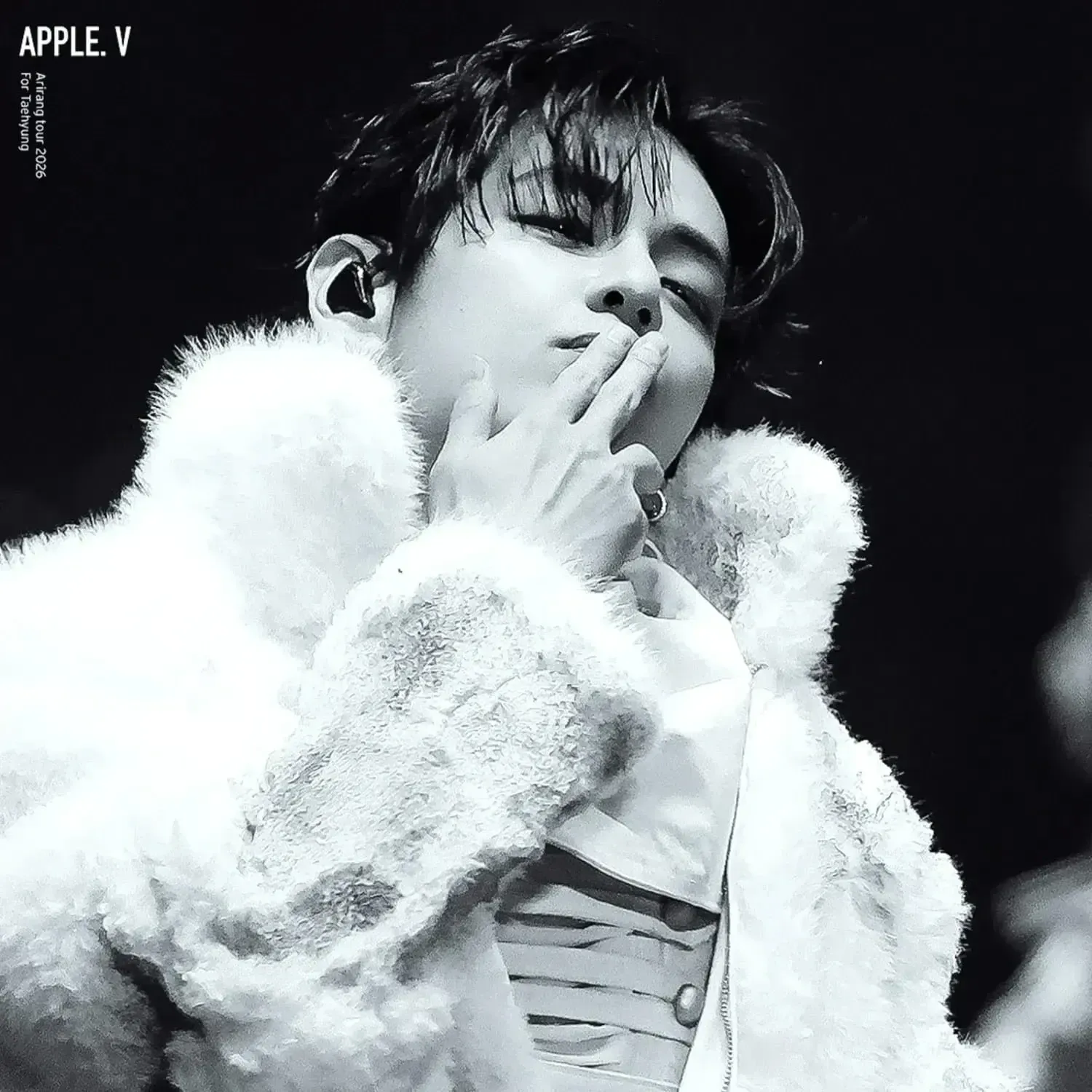 Recent activity shot of Kim Taehyung (V)