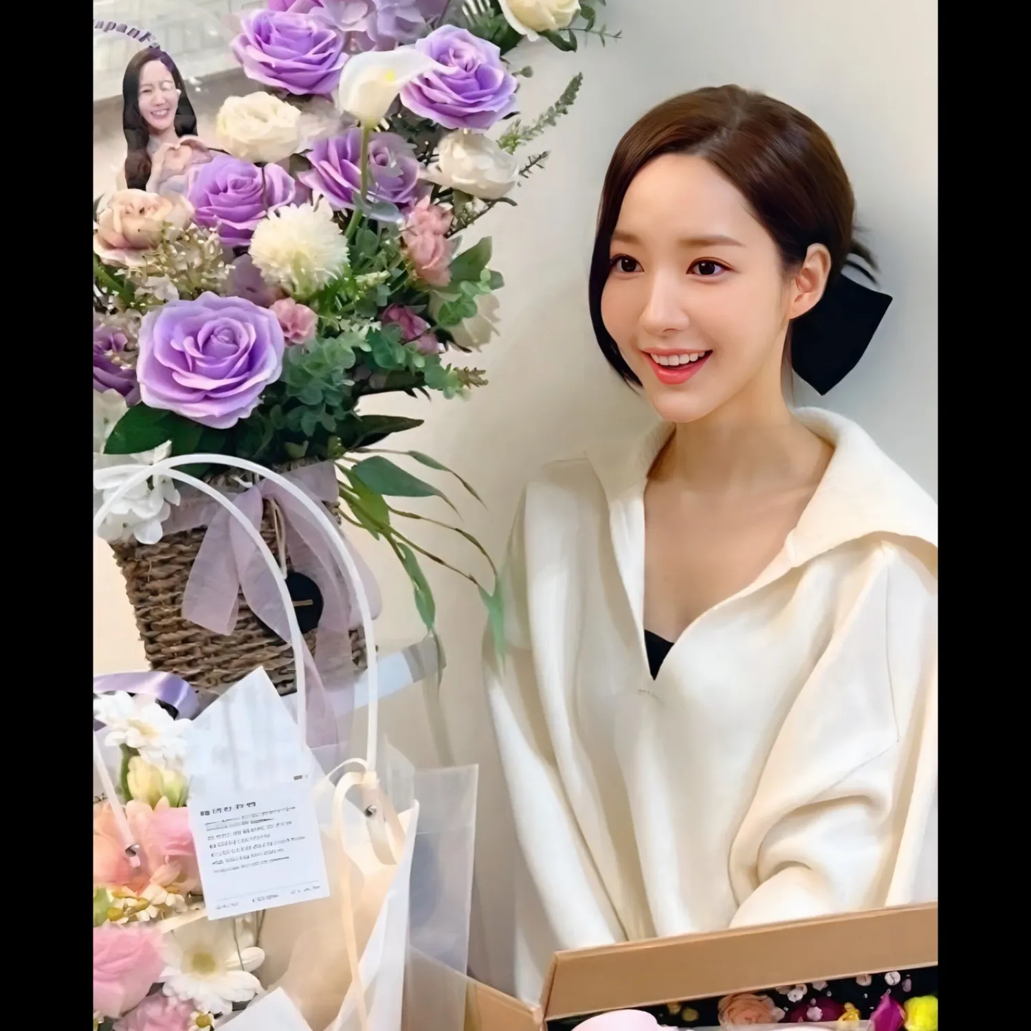 A moment captured by a fan of Park Minyoung