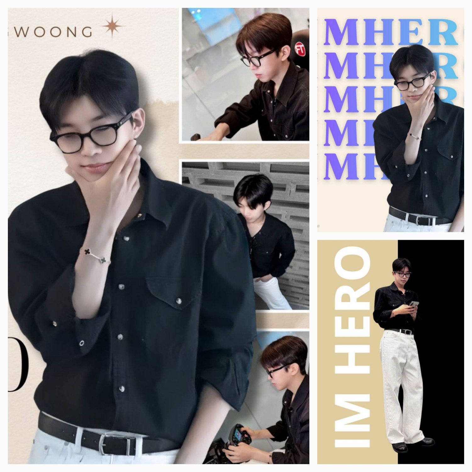 Behind-the-scenes cut of Lim Youngwoong