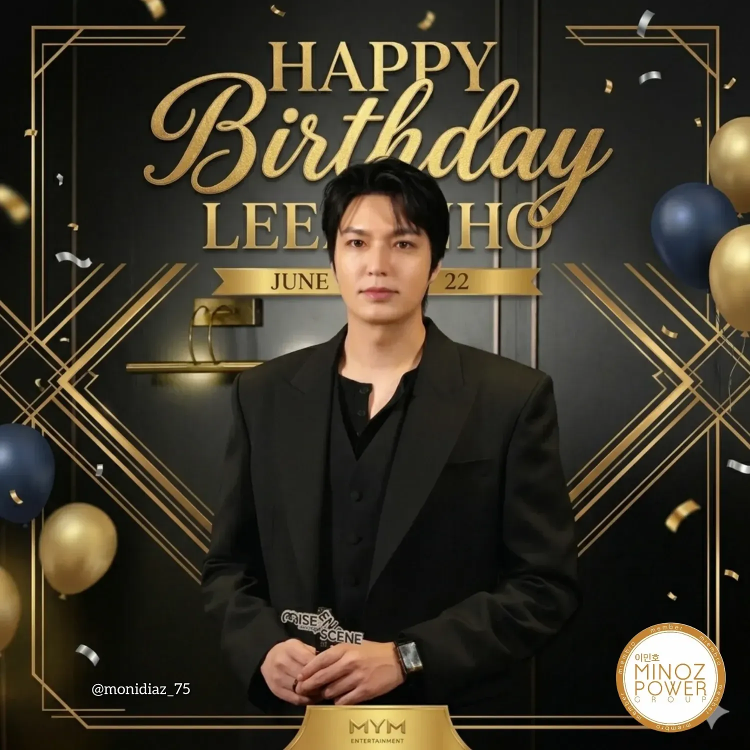 Recent activity shot of Lee Minho