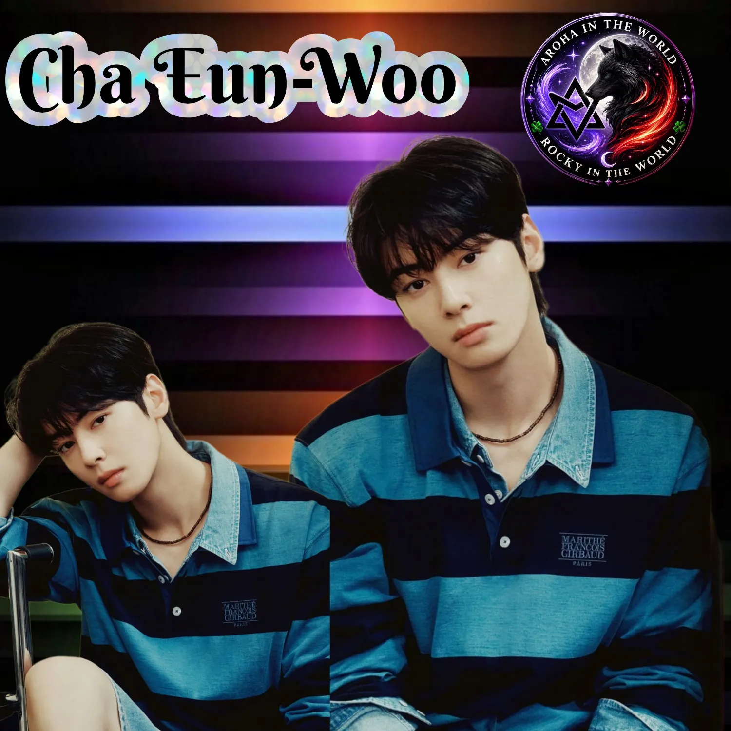 Behind-the-scenes cut of Cha Eunwoo