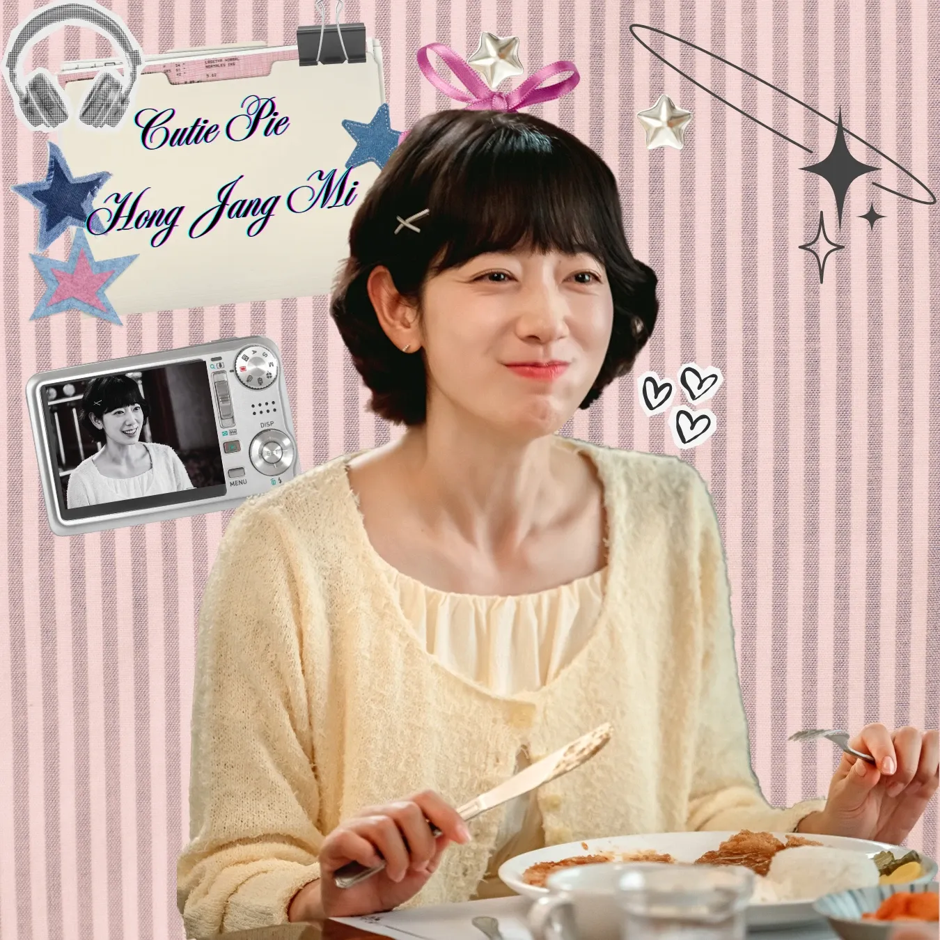 Behind-the-scenes cut of Park Shinhye