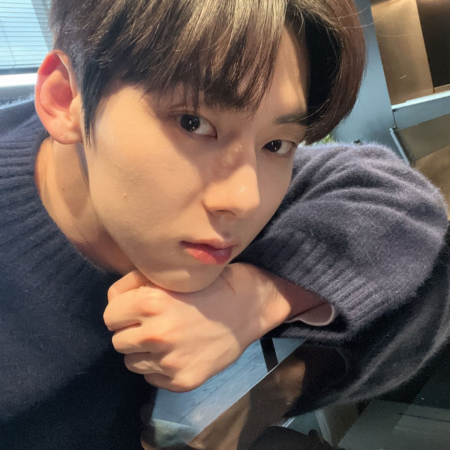 Recent activity shot of Hwang Minhyun