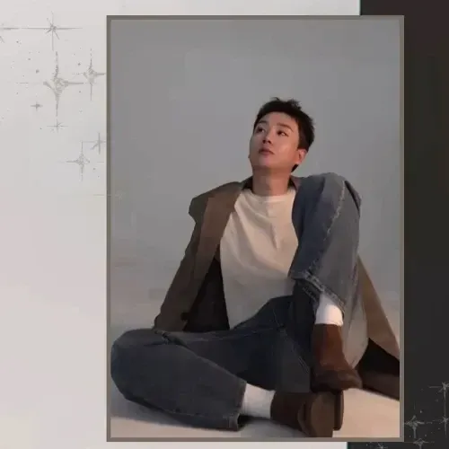 Behind-the-scenes cut of Song Minjun