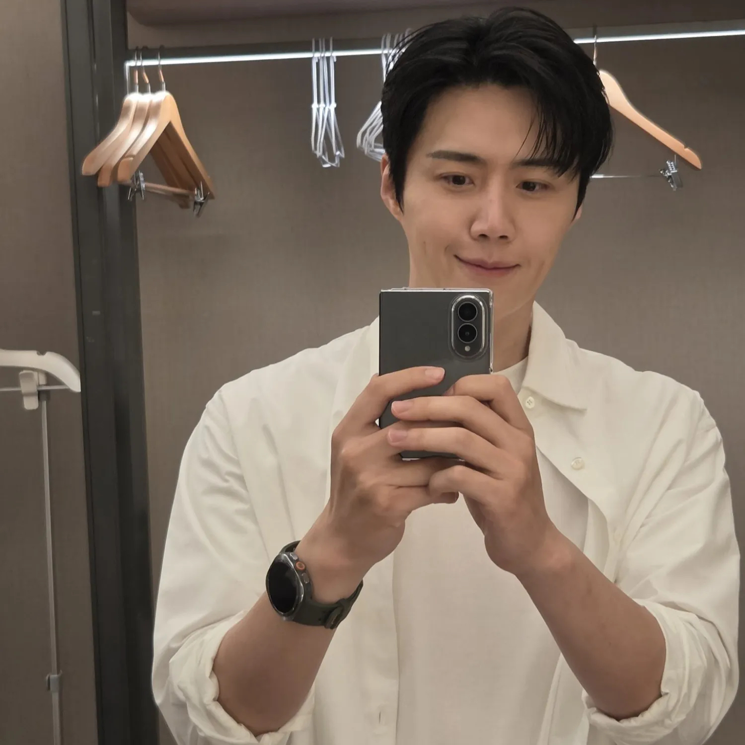 A moment captured by a fan of Kim Seonho