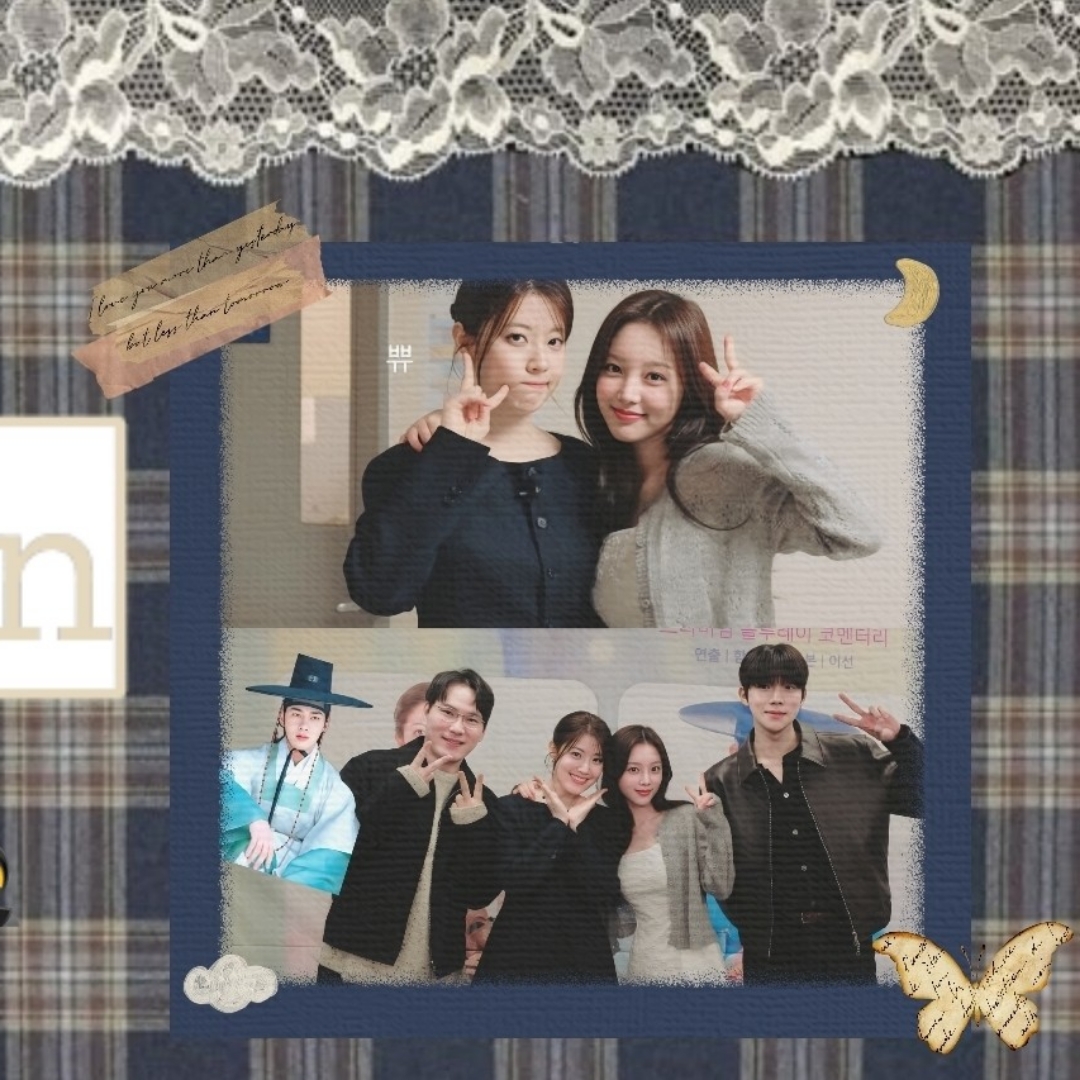 Behind-the-scenes cut of Nam Jihyeon