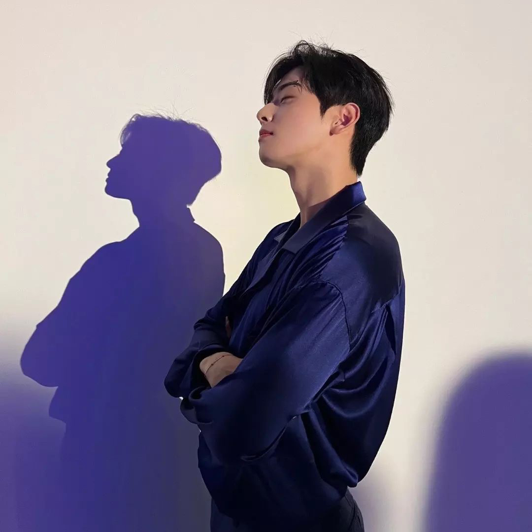 A moment captured by a fan of Cha Eunwoo