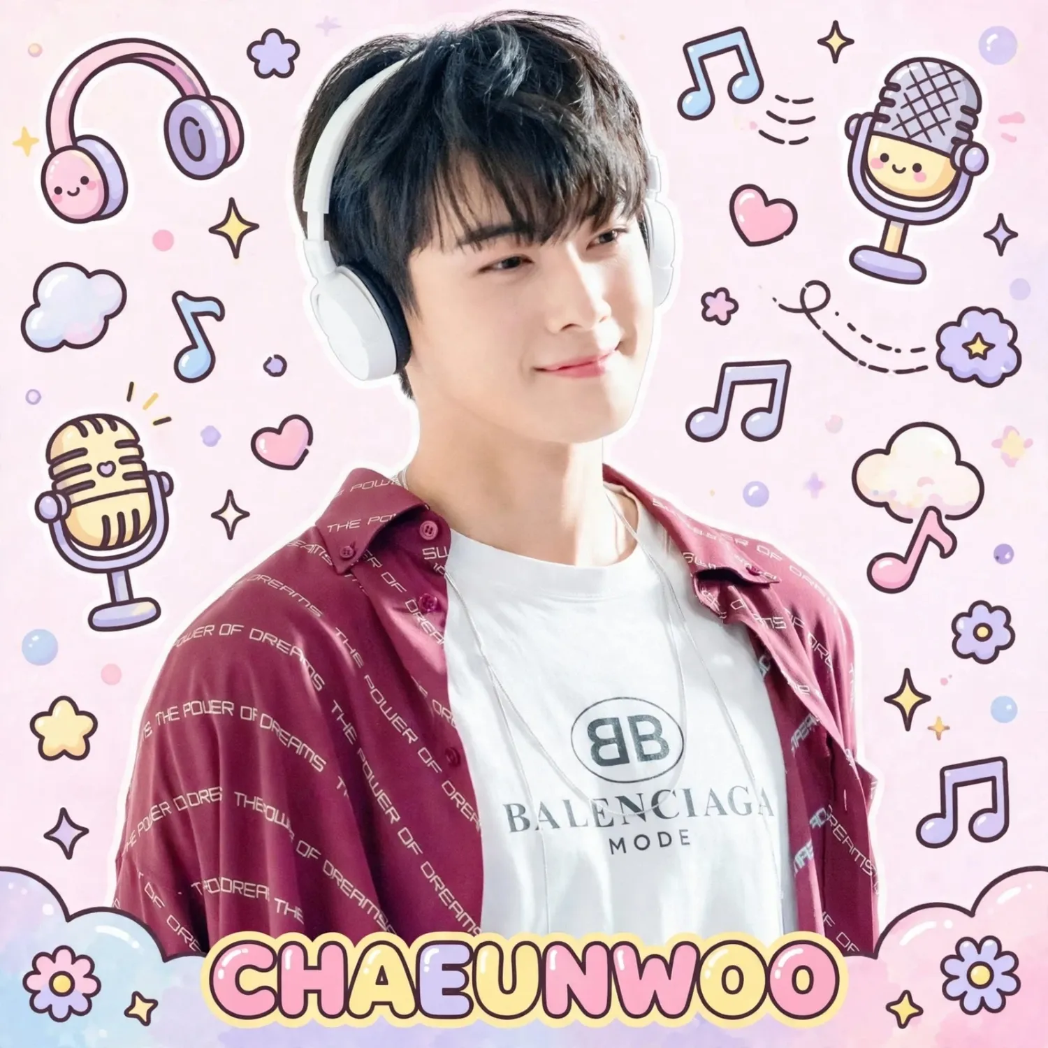 Behind-the-scenes cut of Cha Eunwoo