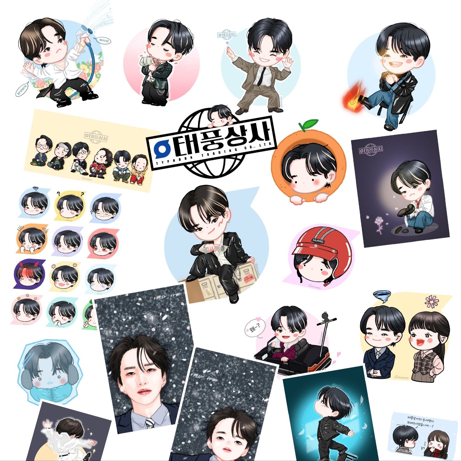 粉丝拍下的李俊昊瞬间