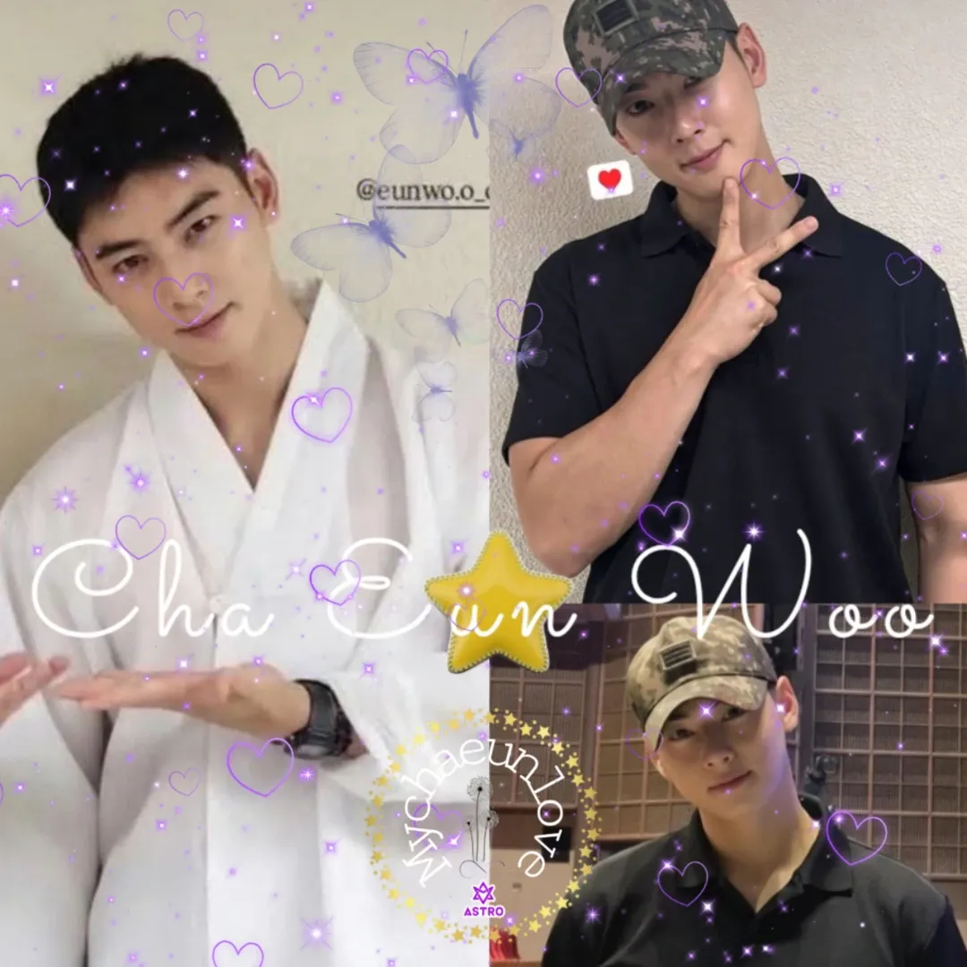 Behind-the-scenes cut of Cha Eunwoo