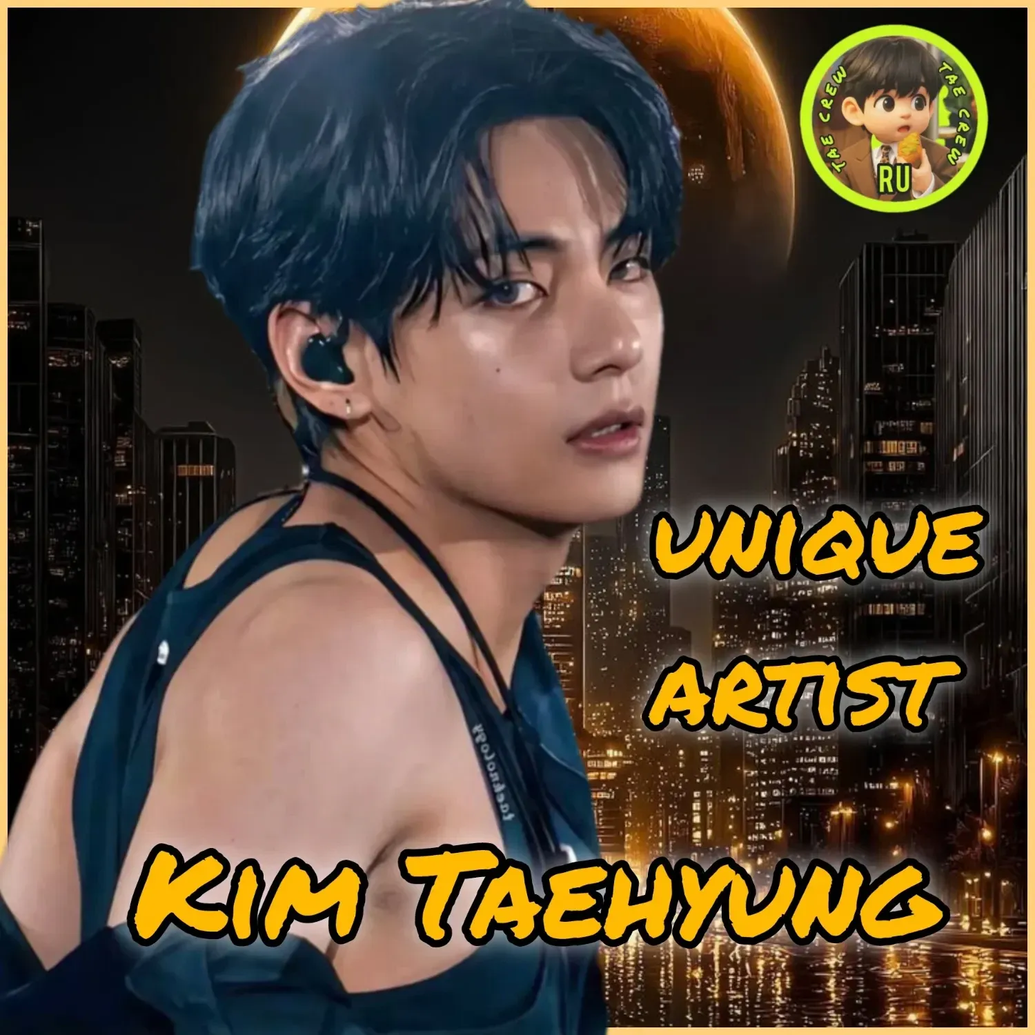 Recent activity shot of Kim Taehyung (V)