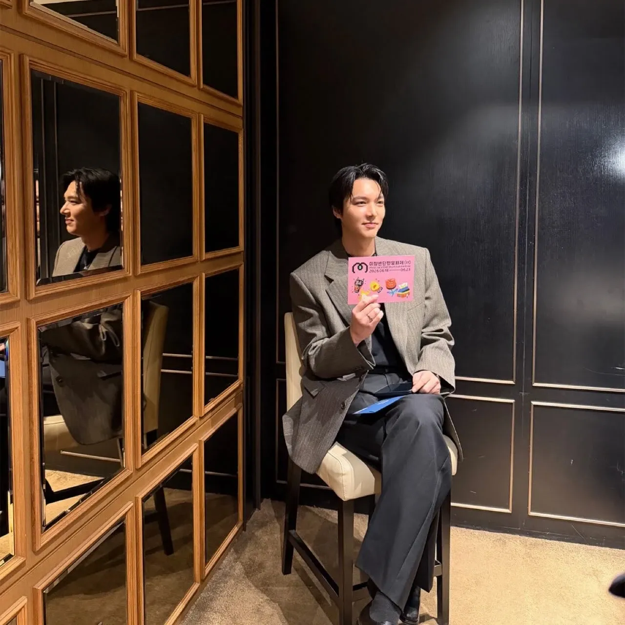 Behind-the-scenes cut of Lee Minho