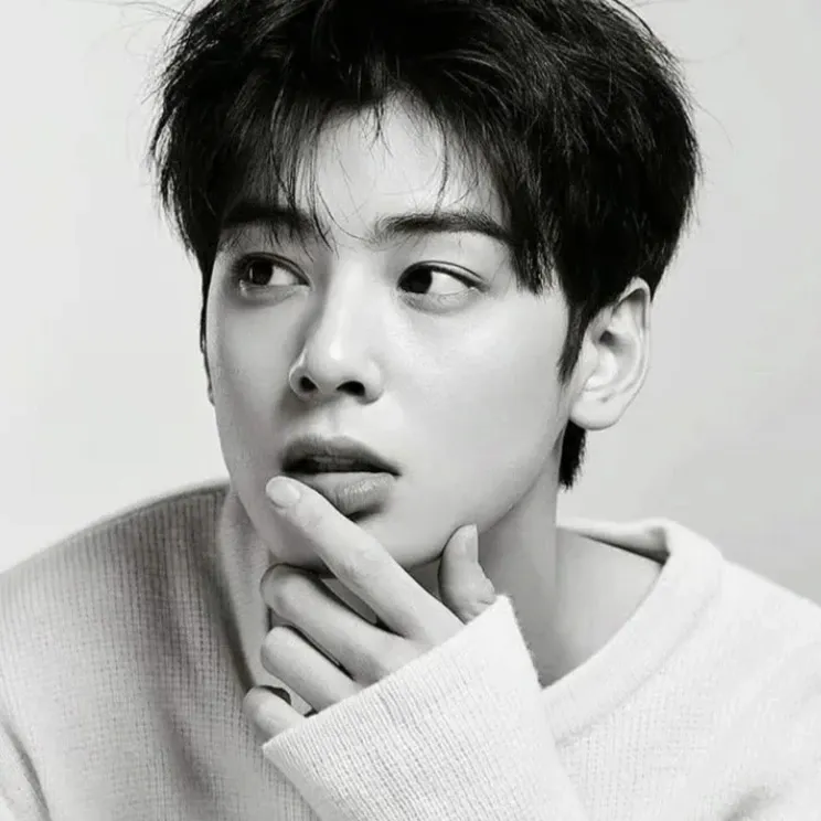 Behind-the-scenes cut of Cha Eunwoo