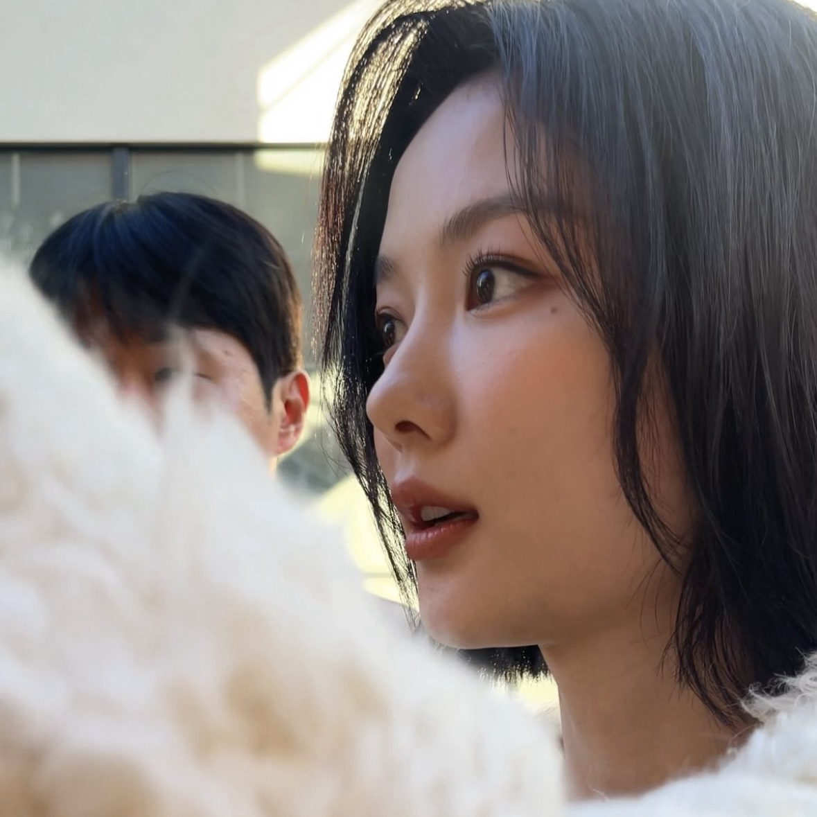 Behind-the-scenes cut of Kim Youjung