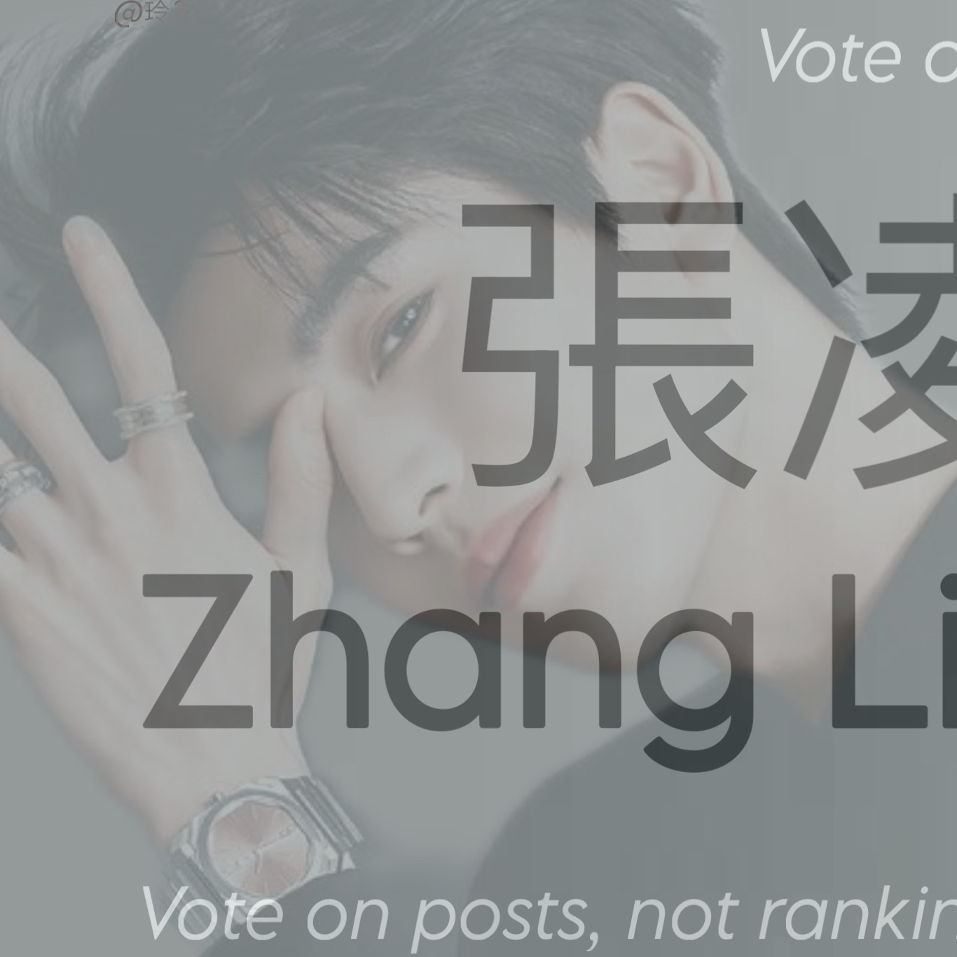 A moment captured by a fan of Zhang Linghe